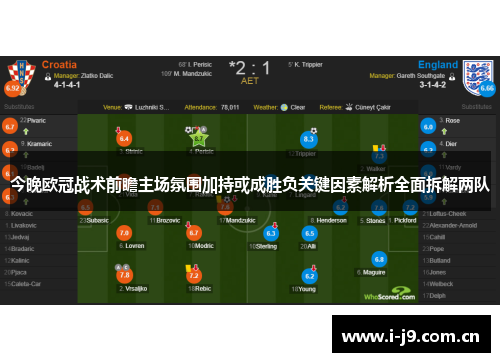 今晚欧冠战术前瞻主场氛围加持或成胜负关键因素解析全面拆解两队